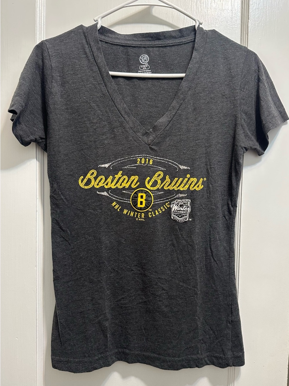 Boston Bruins: 2016 NHL Winter Classic V-Neck Women's Tee
